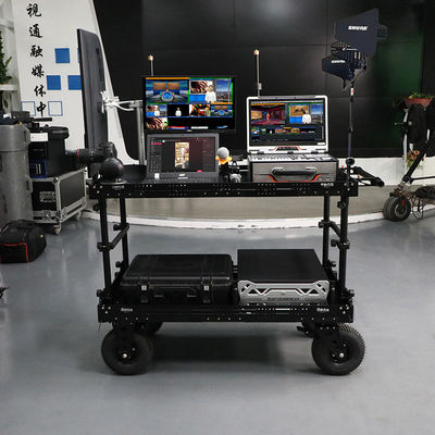 Uitrusting opslag filmopnames Studio kamer kar met uitvouwbare afmetingen 120*60*92cm