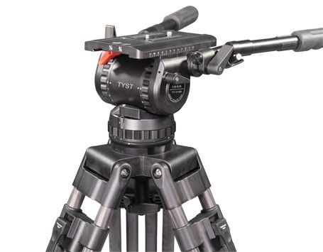 Standaard zachte tas V150 TYSTVideo Professionele koolstofvezel statief voor videoproductie