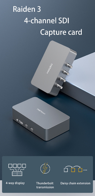 Professionele 4-kanaals Thunderbolt 3 SDI Video Capture Box voor 1920x1080 resolutie