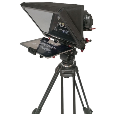Draagbare outdoor tabletteleprompter Teleprompter en opnamefunctie
