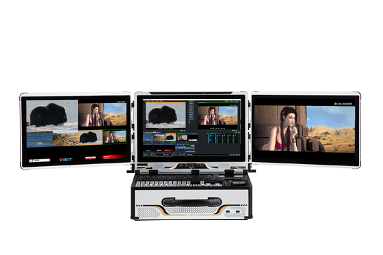 3 schermen Live Streaming Broadcast All-in-One Machine door TYST met 17,3&quot; Monitor