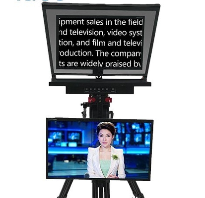 TYSTVideo Radio Broadcast Equipment Teleprompter met 24 inch Monitor Perfect Match
