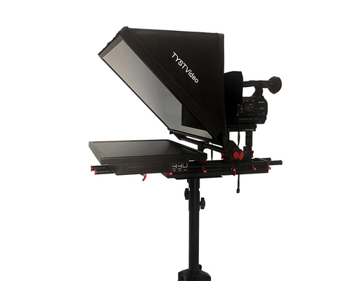 21 inch ingebouwde prompter monitor met draadloze afstandsbediening en gehard glas