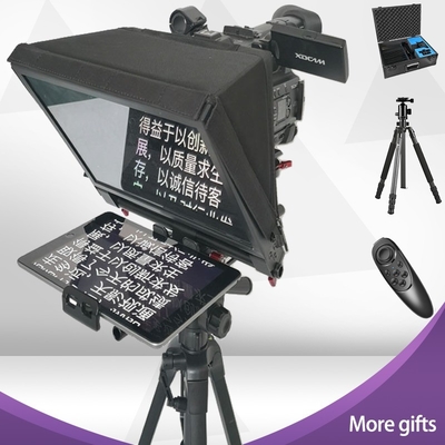 7-13 inch Tablet Support TYSTVideo Teleprompter Kit met Highlight Coating Screen