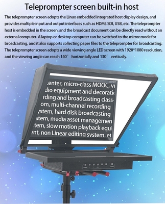 21 inch Private Mold TYST Ingebouwde computer-omroep-aanbieder met draadloze afstandsbediening