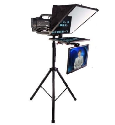 Hoge helderheid Dual Screen 21 inch Ingebouwde Prompter Computer voor Speech Studio Room