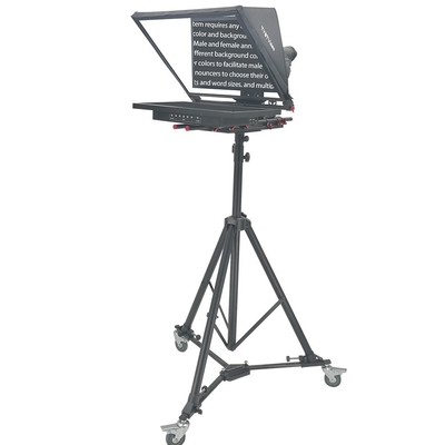 Professionele TV-studio-apparatuur 24 inch Single-screen ingebouwde prompter met automatische spiegel