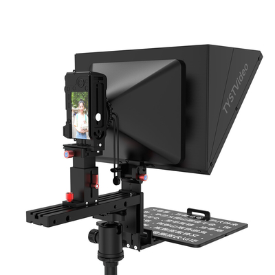 Teleprompter voor mobiele telefoons/tabletten met afstandsbediening van TYST