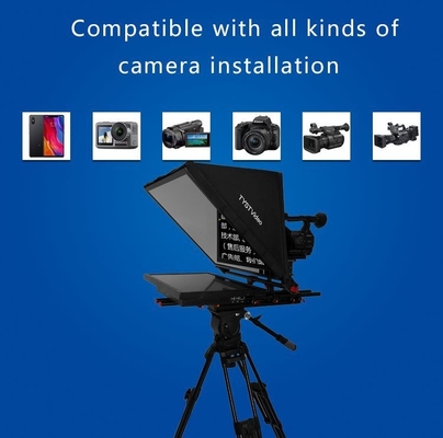 TYSTVideo Embedded Teleprompter voor Studio Room Win 7 ondersteund 97% lichttransmissie