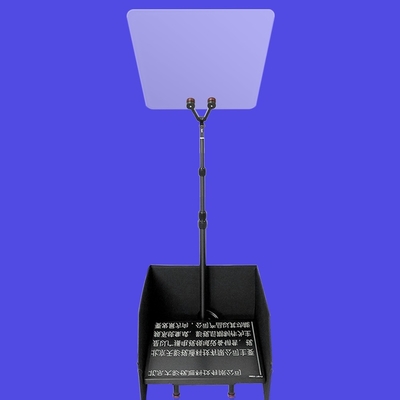 Verstelbare glashoogte 17 inch Teleprompter voor tv-videoconferenties en live-evenementen