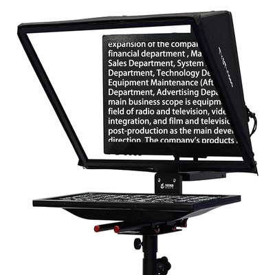 Word en Picture Compatible 24 inch Single Screen Teleprompter voor studio presentatie