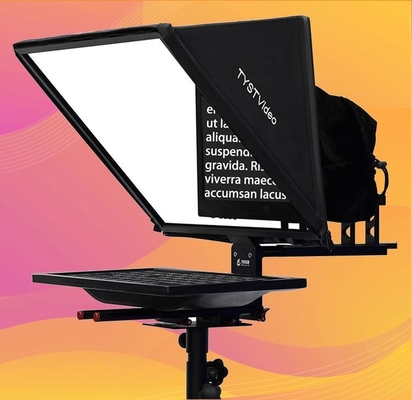 Word en Picture Compatible 24 inch Single Screen Teleprompter voor studio presentatie