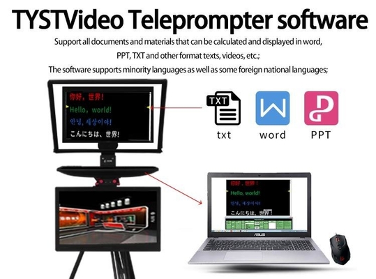 Metalen universele Teleprompter TP150 HD Reflectie DSLR
