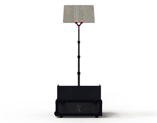 Verstelbare glashoogte 22 inch Teleprompter voor tv-videoconferenties en live-evenementen