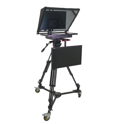 24 inch Live Broadcast Studio Prompter met ingebouwde computer en Bestview Video Support