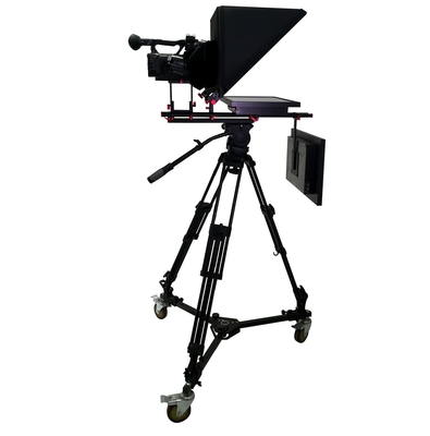 24 inch Live Broadcast Studio Prompter met ingebouwde computer en Bestview Video Support