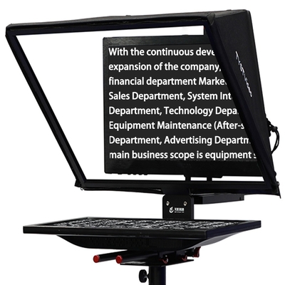 Teleprompter voor 20 inch Video Streaming Live Broadcast voor 10-30 voet operatieve afstand