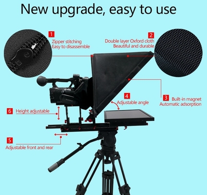 Ingebedde teleprompter voor video-opname en uitzending op Windows 7