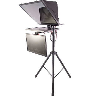 24 inch Flip Teleprompter voor Studio Monitor High Light Transmittance