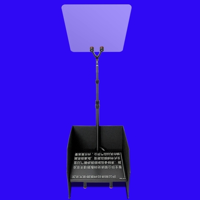 17 inch Teleprompter voor TV-videoconferenties en live-evenementen 97% lichtdoorstraling