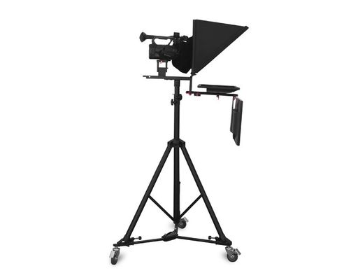 TS2000 Dual Screen Civil Teleprompter met telepromptersoftware en afstandsbediening voor camera