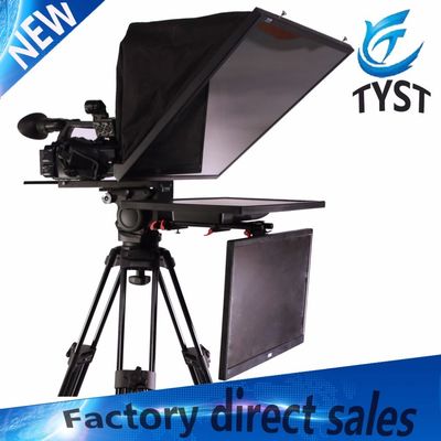 Self-Check Dual Screen 24 "Autocue Teleprompter voor Broadcasting Studio OEM/ODM ondersteund