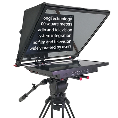 21G-GH 21 inch Single Screen Studio Teleprompter met professionele statief en casters