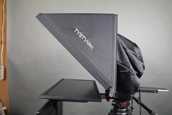 Hoge lichtdoorlatendheid 22 inch Dual Screen Teleprompter voor binnen/buiten op TYSTVideo