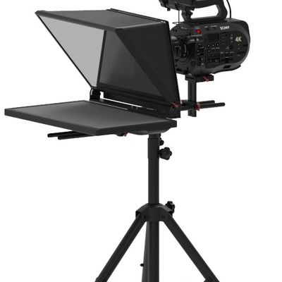 TS200 Teleprompter 20 inch Single Monitor Studio Autocue met verstelbare houder