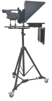 Zwart TYSTVideo 22 inch Autocue Prompter Supply Auto-mirror Broadcast Teleprompter TS-2200