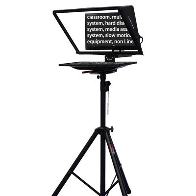 20 inch Single Screen Studio Teleprompter voor teleprompteren en fotograferen binnen/buiten