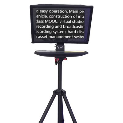 20 inch Single Screen Studio Teleprompter voor teleprompteren en fotograferen binnen/buiten