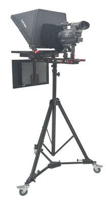 300 nit Helderheid Teleprompter voor nieuwszendingen Entertainment Shows in zwart