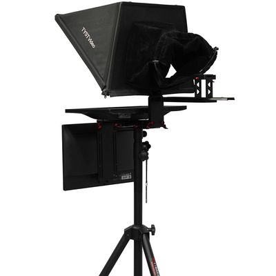 TYSTVideo 24 inch groot scherm dubbel scherm stand teleprompter voor studio station