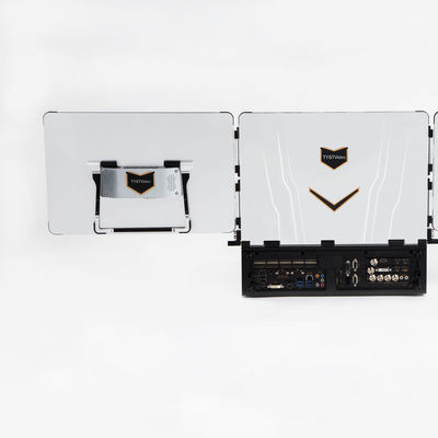 Internetsignaalbron 17,3 inch Drie-scherm live streaming apparatuur voor draagbare outdoor sport spel