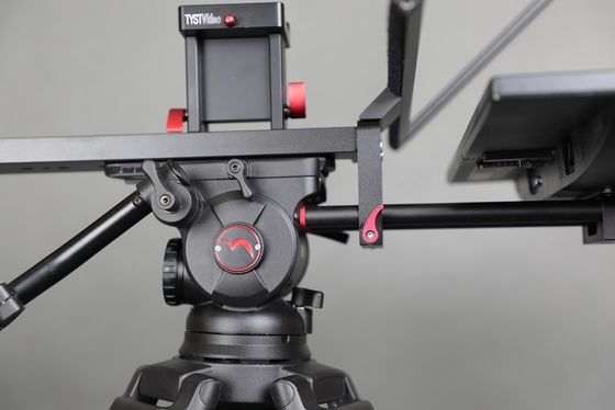 24 inch Studio Teleprompter met 300 Nit Monitor Helderheid en Draad afstandsbediening