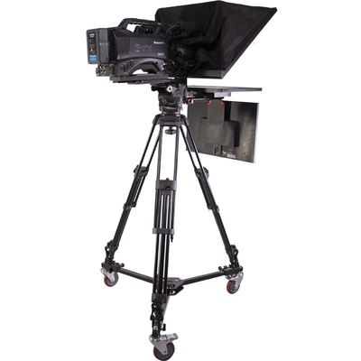 Opvouwbare 24 inch dubbel scherm teleprompter voor conferentie-speelingen