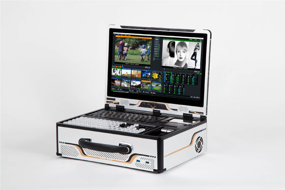 12 kanaal ingebouwde switcher TYSTVideo Mobiele live-omroepapparatuur met 16G RAM