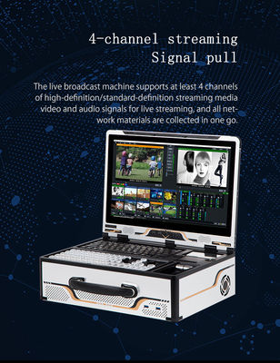 16G RAM 17,3 inch Live Streaming systeem met Audio en Radio Advanced Technology