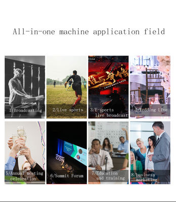 Live Stream Broadcast Switch All-in-One 17.3 Monitor Draagbare videostation met 1T ROM