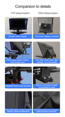 22 inch TYSTVideo Professionele Draagbare TV Live Stream Prompter Studio Teleprompter Video Shooting