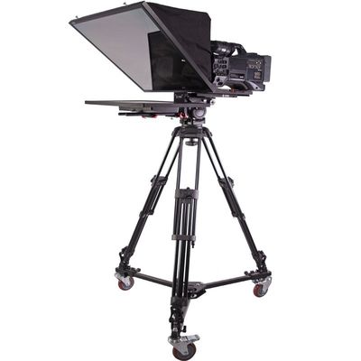 Teleprompter voor televisie en uitzendstudio van 24 inch met 1 set afstandsbediening voor live sport