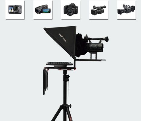Teleprompteren en schieten makkelijk Studio Teleprompter met zelfcontroleerbare spiegel