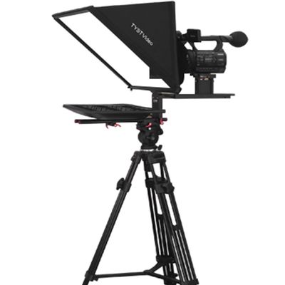 TYSTvideo 24 inch High Brightness Autocue Camera Teleprompter voor Black News Broadcasting