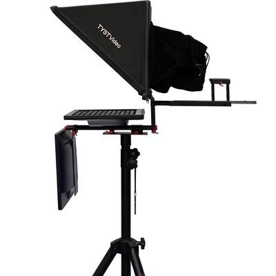 TYSTVideo 24 inch groot scherm dubbel scherm stand teleprompter voor studio station