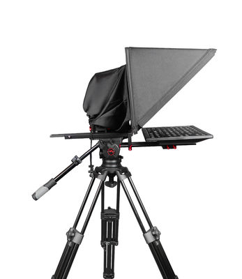 Teleprompter met 5 meter Tystvideo afstandsbediening