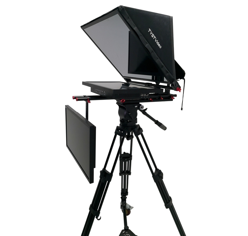 TY-24G2 Pro 24&quot; Dual Screen Studio Teleprompter Het ultieme hulpmiddel voor nieuws uitzending