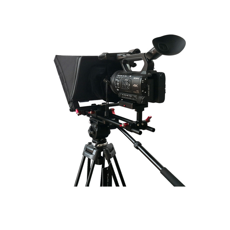 TY330 -Outlet 7-11&quot; Tablet DSLR Camera Teleprompter voor interviews binnen en buiten