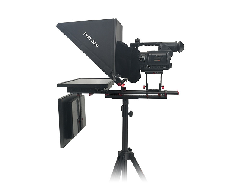 Hoge helderheid Dual Screen 21 inch Ingebouwde Prompter Computer voor Speech Studio Room