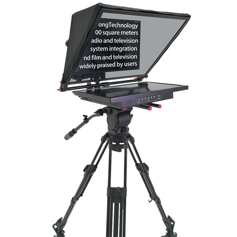 Word en Picture Compatible 24 inch Single Screen Teleprompter voor studio presentatie